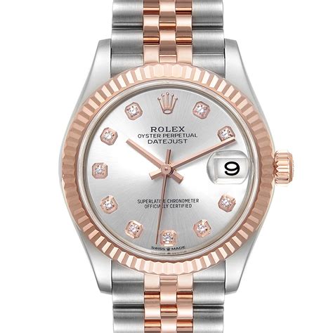 rolex datejust 31 rose gold|rolex lady datejust 31 everose.